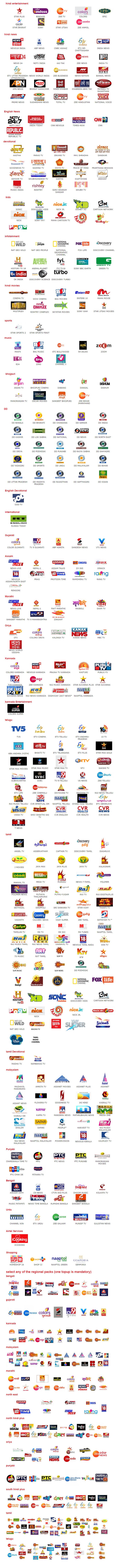 Airtel Dish tv new connection in chennai